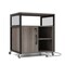 File Cabinet on Wheels with Charging Station and Cable Management Hole